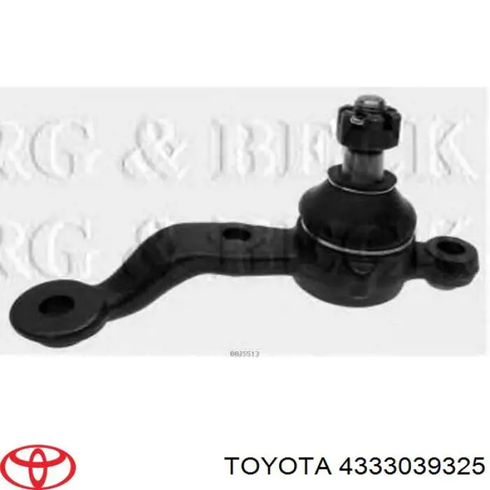 Нижняя правая шаровая опора 4333039325 Toyota