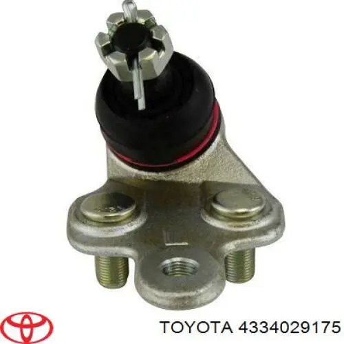 4334029175 Toyota Левая нижняя шаровая опора