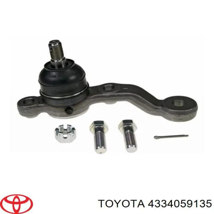 Купить 4334059135 Toyota Шаровая опора, нижняя, левая