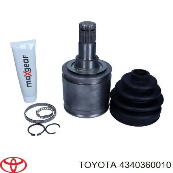 Шарнир угловых скоростей внутренний передний Toyota 4340360010 цена, от 75.65 USD