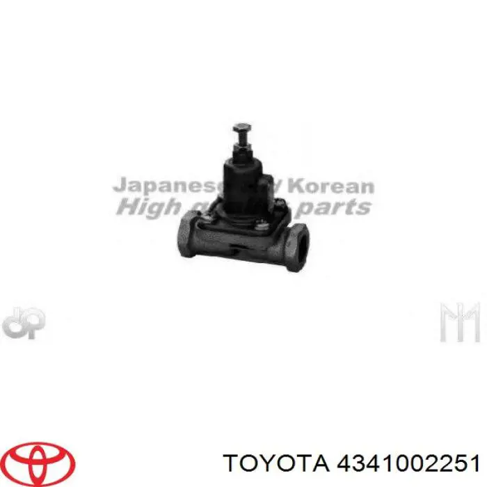 4341002251 Toyota полуось (привод передняя правая)