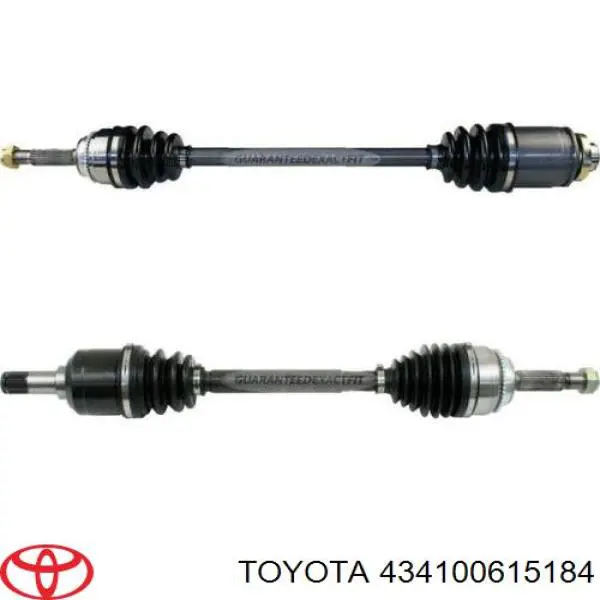 Привод передний правый Toyota 434100615184 цена, от 169.60 USD