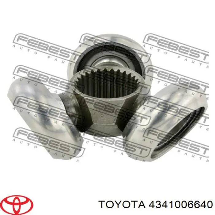 Правая полуось 4341006640 Toyota