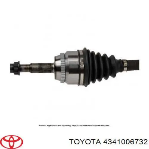 4341006732 Toyota semieixo (acionador dianteiro direito)