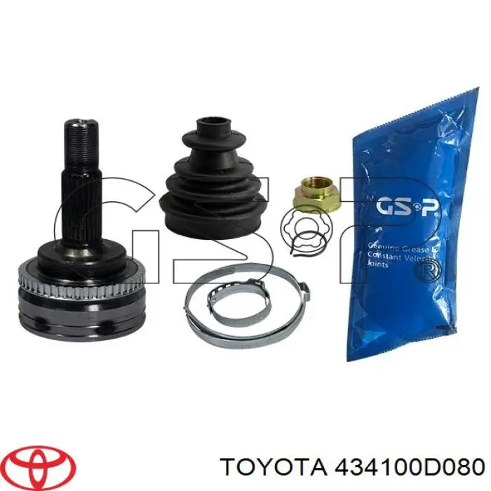 Правая полуось 434100D080 Toyota