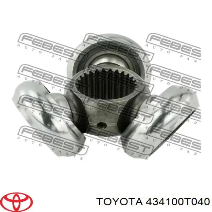 Полуось (привод) передняя правая 434100T040 Toyota