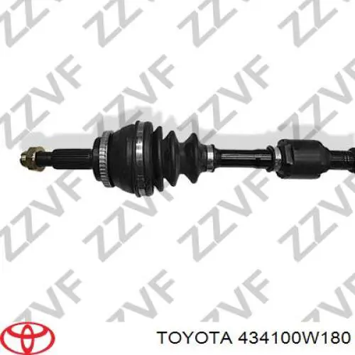 Правая полуось 434100W180 Toyota