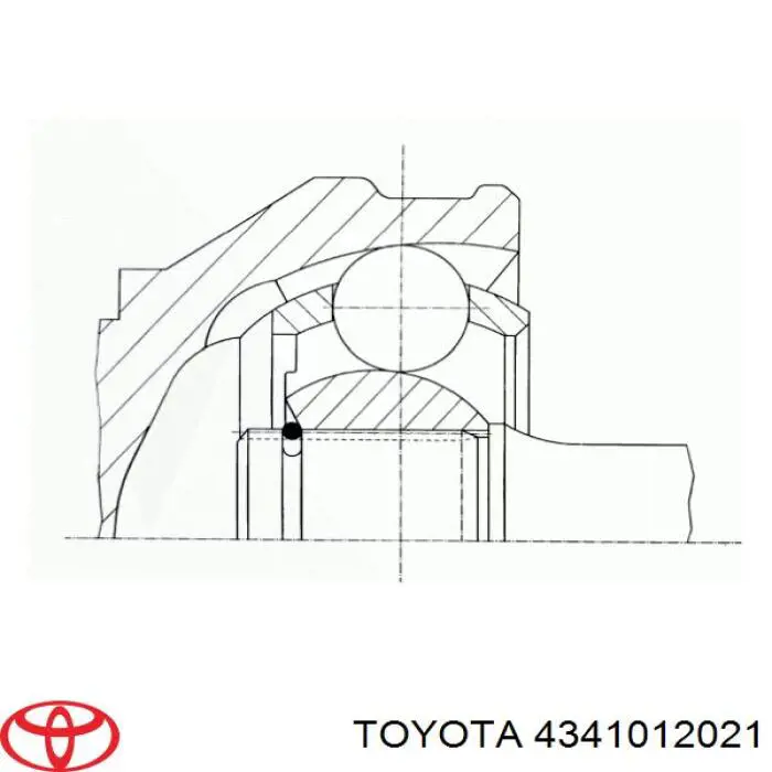 Привод передний правый Toyota 4341012021 цена, от 1308.89 USD