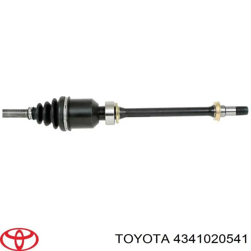 4341020543 Toyota Полуось передняя, правая