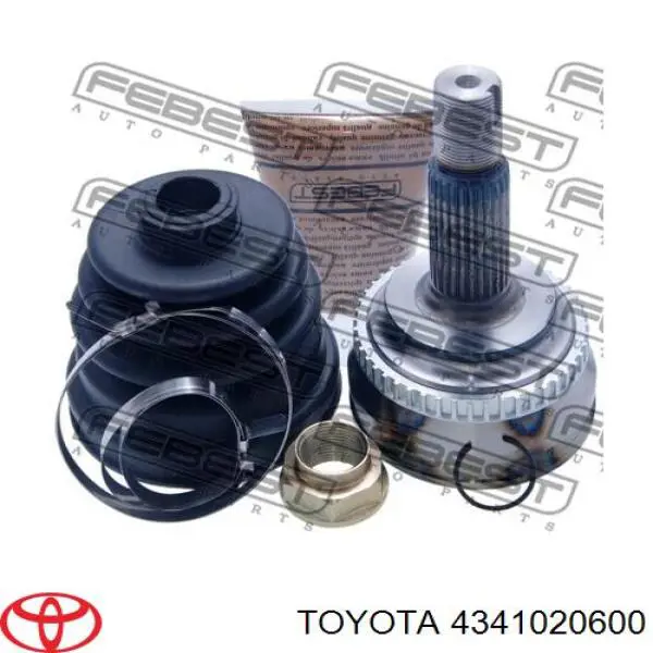 Полуось задняя правая 4341020600 Toyota