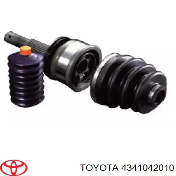 4341042010 Toyota semieixo (acionador dianteiro direito)