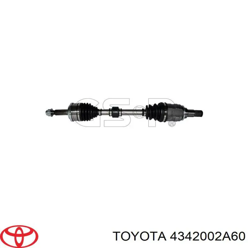 4342002A60 Toyota Полуось передняя левая