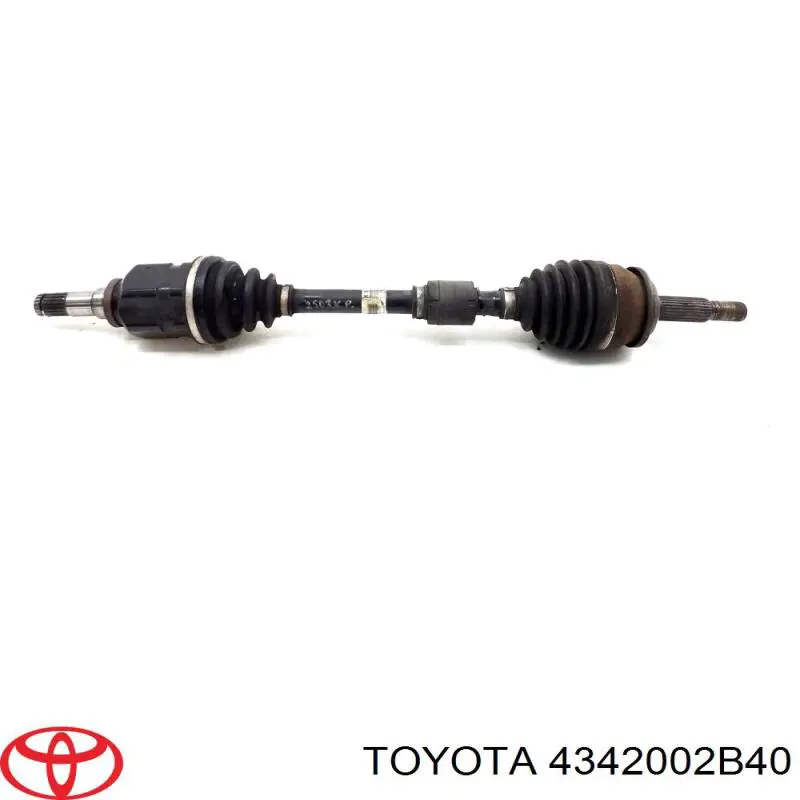 4342002B40 Toyota Полуось передняя левая