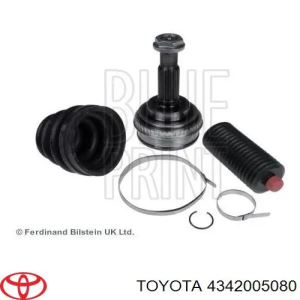 4342005080 Toyota Полуось передняя левая