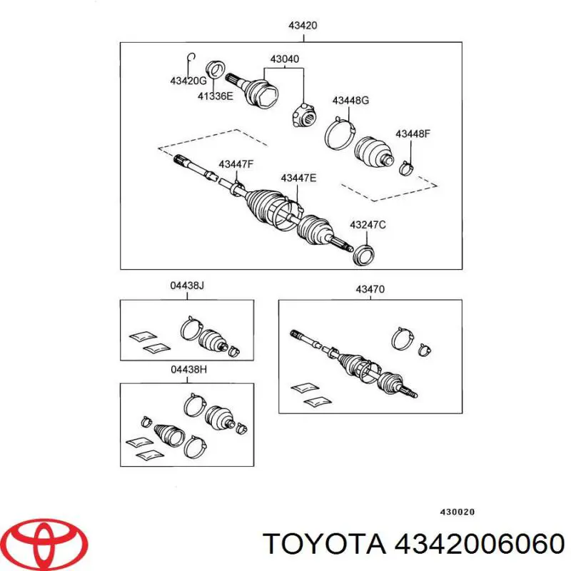 434200606084 Toyota