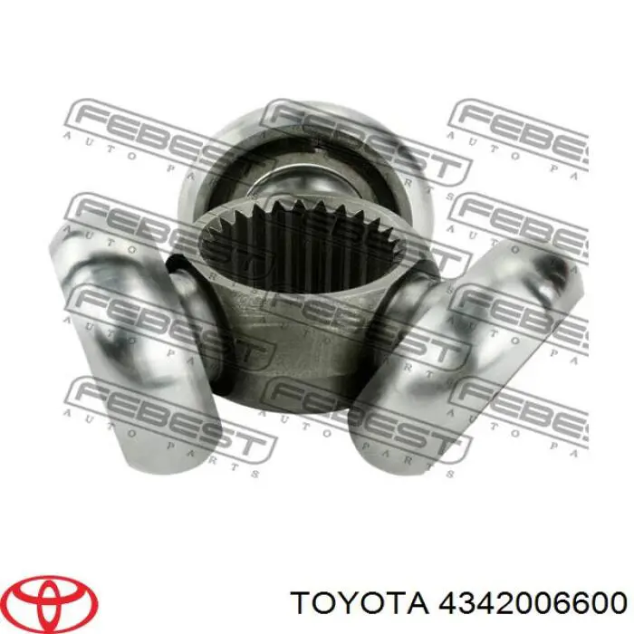 Левая полуось 4342006600 Toyota