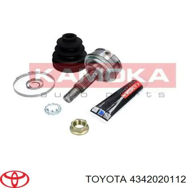 Árbol de transmisión delantero izquierdo 4342020112 Toyota