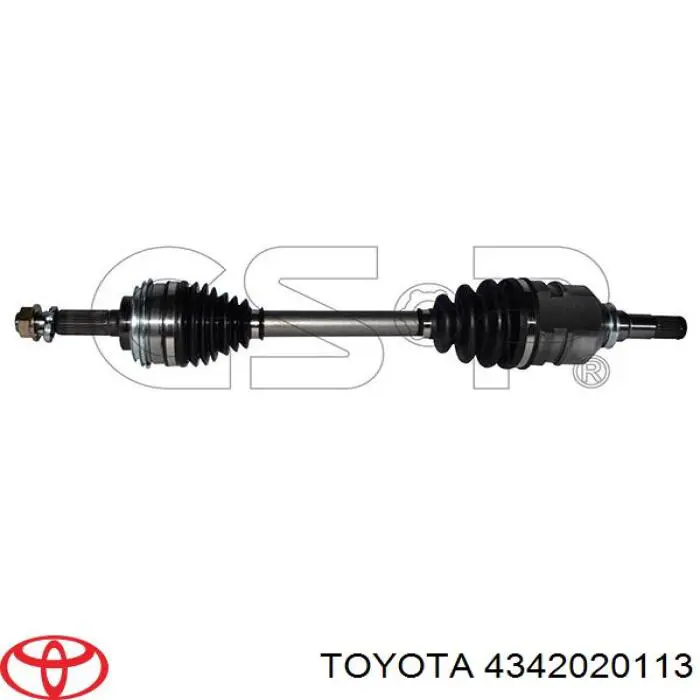 Привод передний левый Toyota 4342020113 цена, от 298.08 USD
