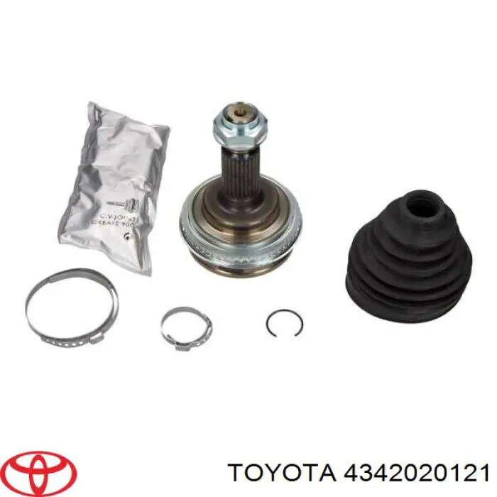 Árbol de transmisión delantero izquierdo 4342020121 Toyota