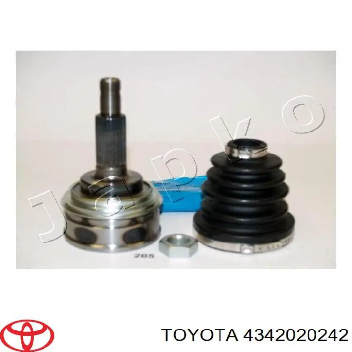 Junta homocinética exterior delantera 4342020242 Toyota