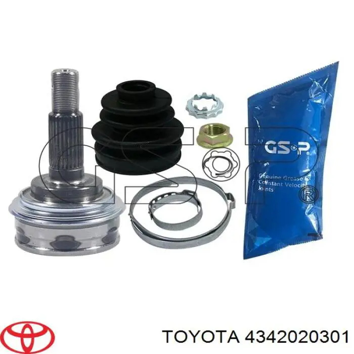 Привод передний левый Toyota 4342020301 цена, от 1120.57 USD