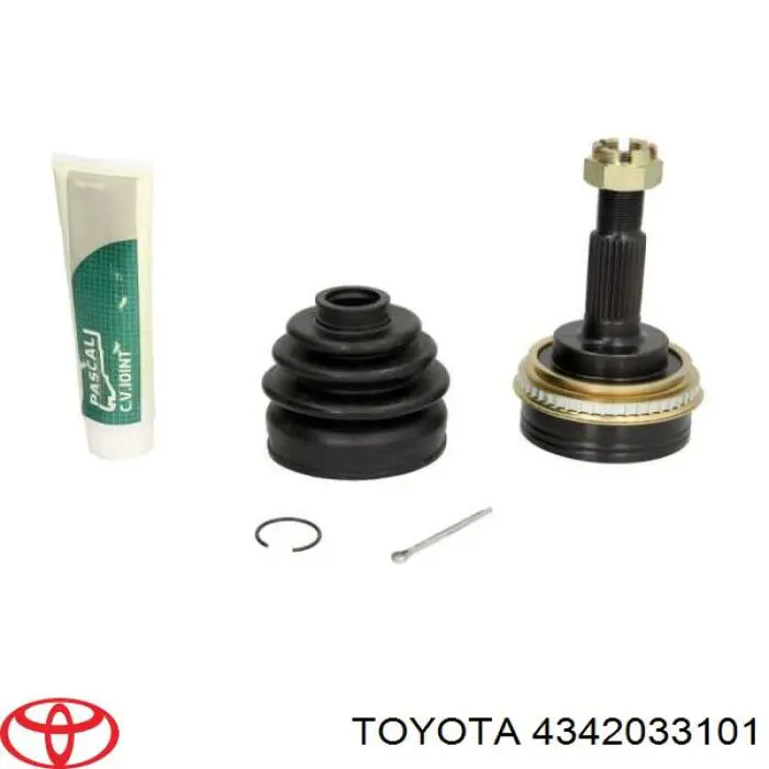 Левая полуось 4342033101 Toyota