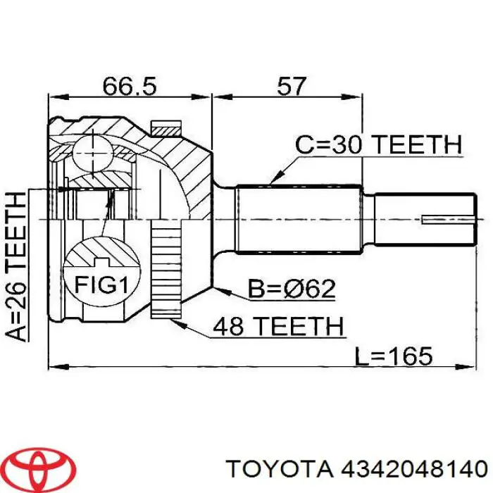  4342048140 Toyota