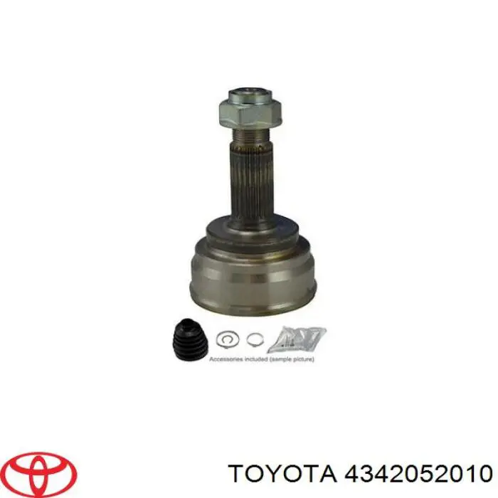 Левая полуось 4342052010 Toyota