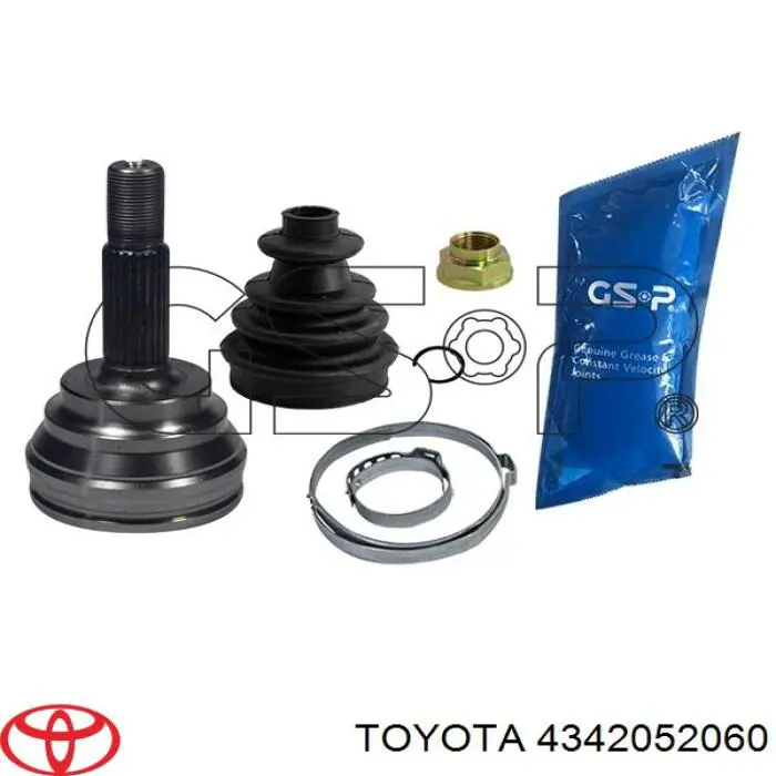 Левая полуось 4342052060 Toyota