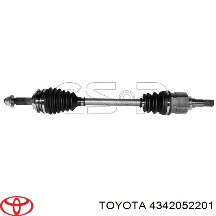 4342052201 Toyota junta homocinética externa dianteira