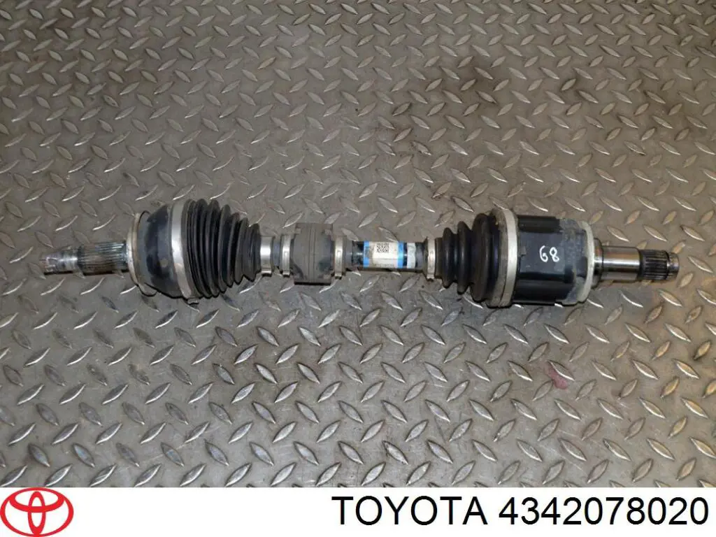 4342078020 Toyota semieixo (acionador dianteiro esquerdo)