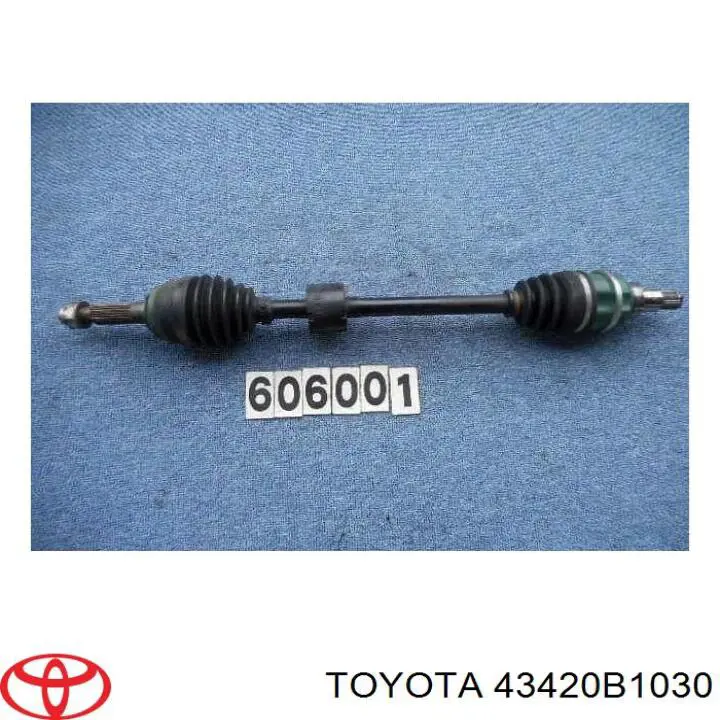 Полуось (привод) передняя левая 43420B1031 Toyota