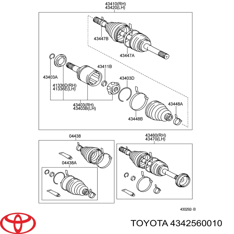  Toyota 4342560010 цена, от 5.79 USD
