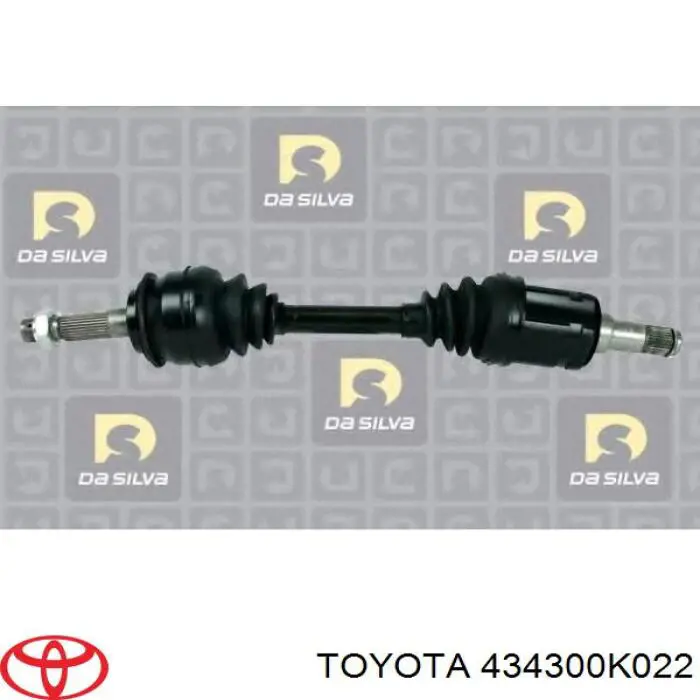 Полуось передняя 434300K022 Toyota