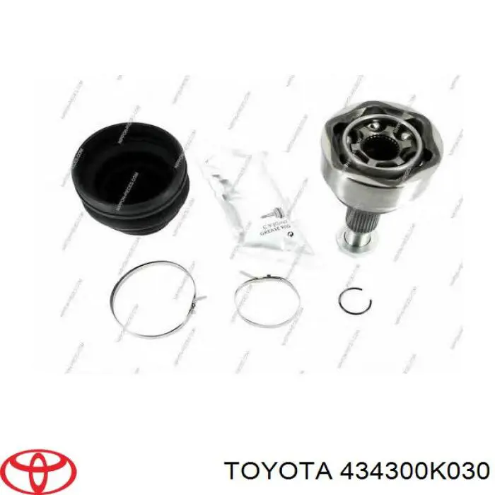 Полуось (привод) передняя Toyota 434300K030 цена, от 111.05 USD