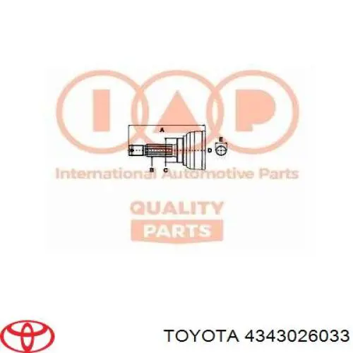4343026033 Toyota 
