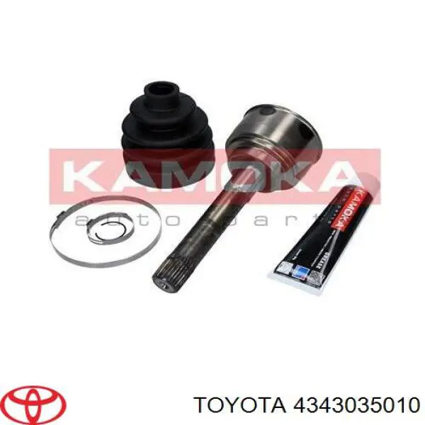 Граната колесная Toyota 4343035010 цена, от 184.24 USD