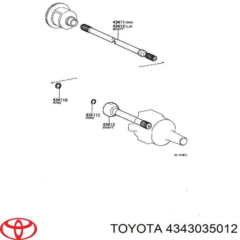  XX4343035012 Market (OEM)