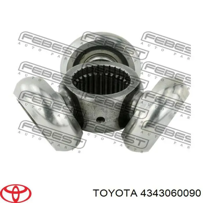 Полуось (привод) передняя 4343060090 Toyota