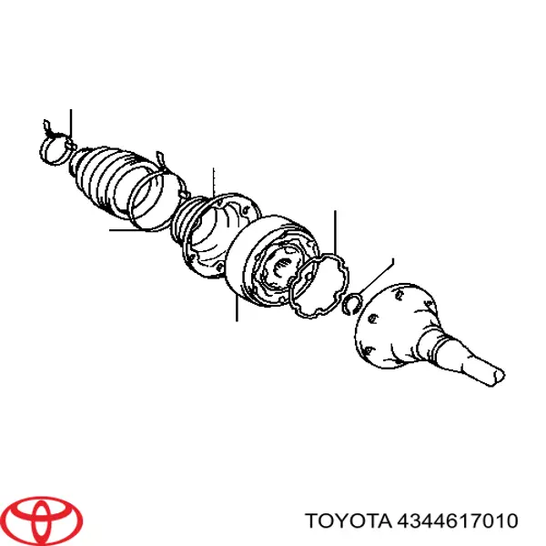  Toyota 4344617010 цена, от 171.99 USD