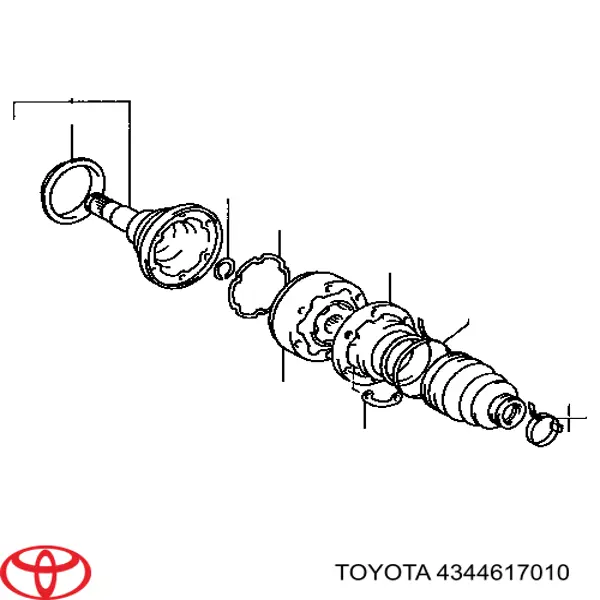 Купить 4344617010 Toyota 