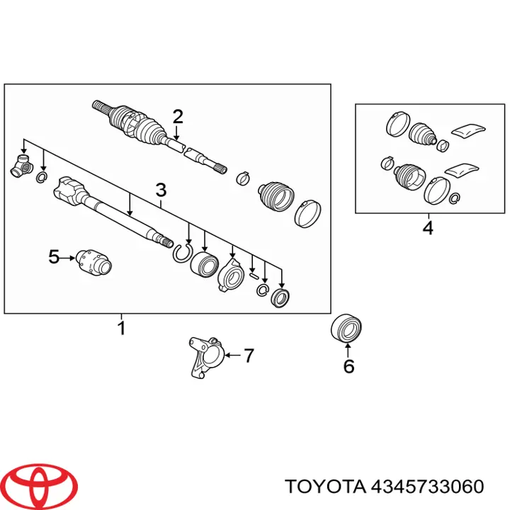 4345733060 Toyota 