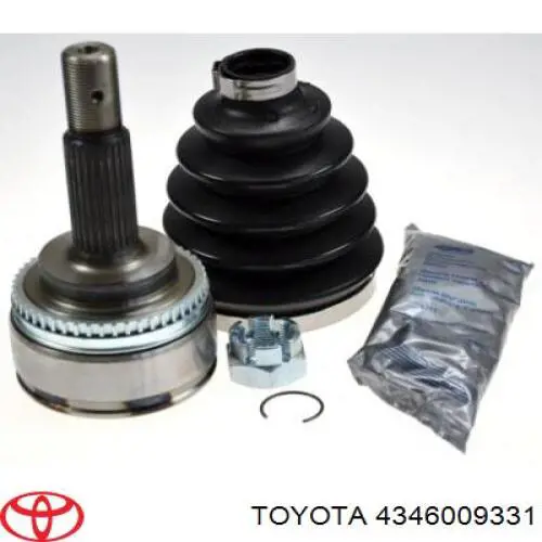 Привод передний правый Toyota 4346009331 цена, от 466.91 USD