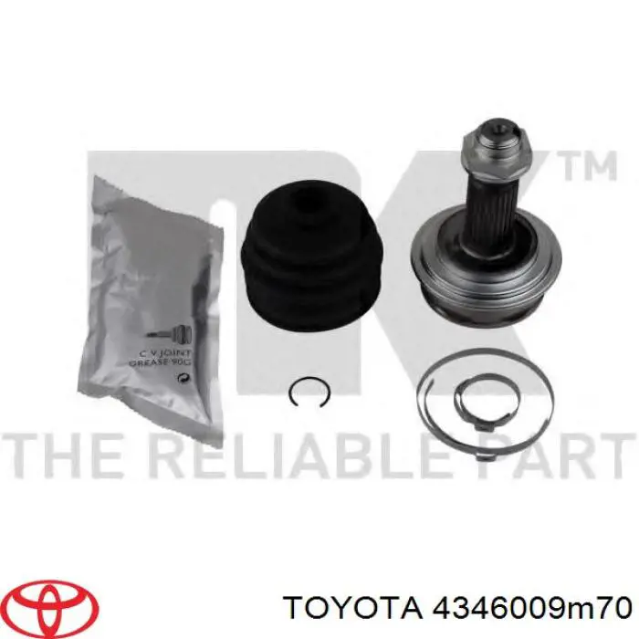 Приводы задних колес Toyota Yaris хэтчбек (SP90) (2005 - 2011) цена, от 95.02 USD