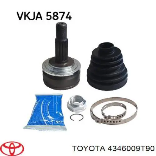 Semieixo traseiro para Toyota Yaris (SP90)