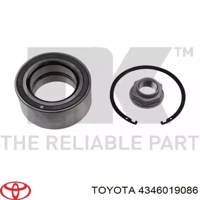 Купить 4346019086 Toyota Внешняя граната