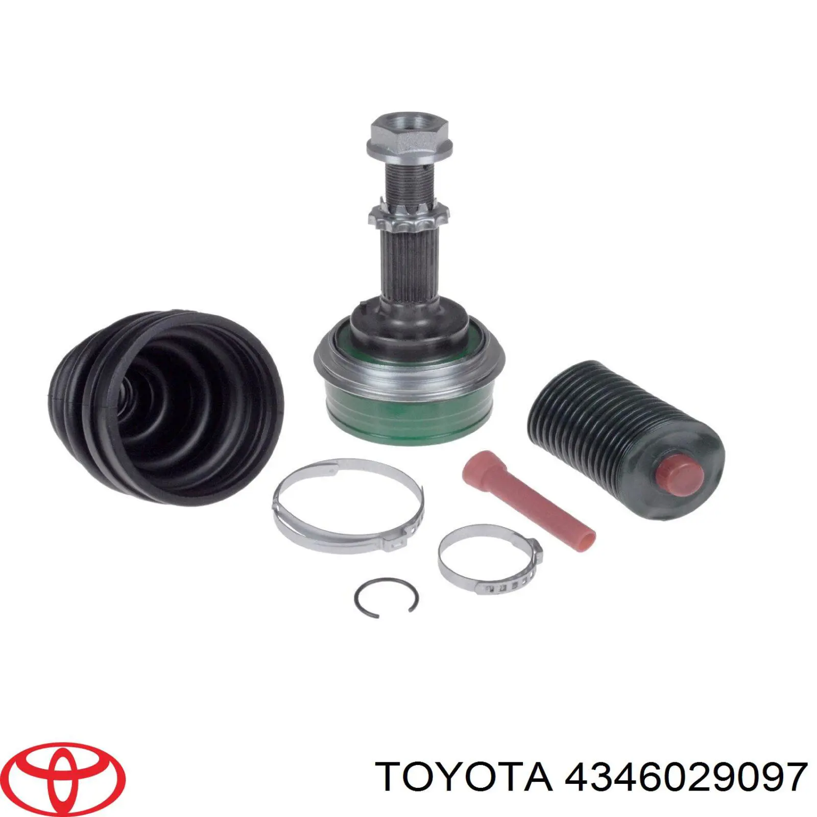 Árbol de transmisión trasero 4346029097 Toyota