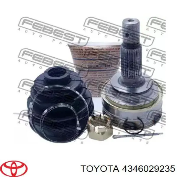 Привод передний правый Toyota 4346029235 цена, от 665.71 USD