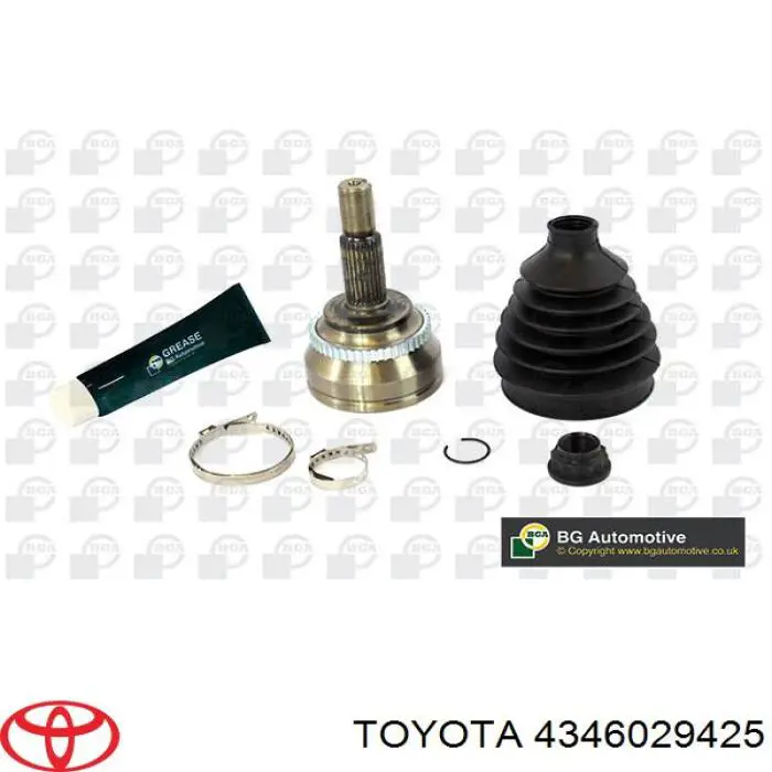 4346029425 Toyota Наружная граната