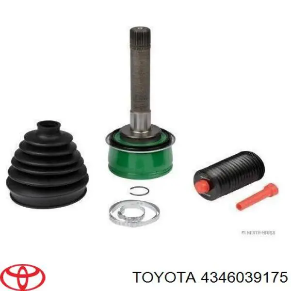 Junta homocinética externa dianteira Toyota 4346039175 preço, a partir de 515,70 USD